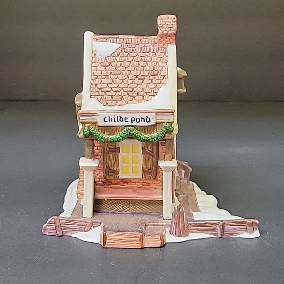 Department 56 CHILDE POND AND SKATERS Set of 4 Dickens Heritage Village 5903-0 - Picture 3 of 12